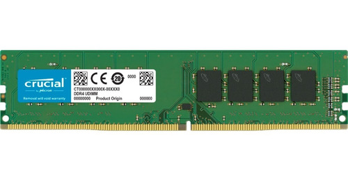 Imagen 4 de 4 de Memoria Ram Pc Ddr4 Crucial 16gb 2666 Mhz Intel Amd