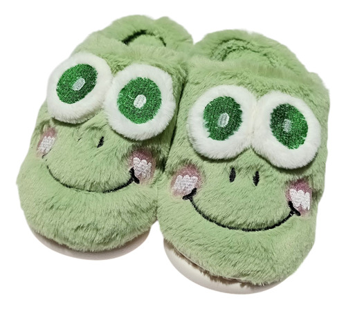 Pantuflas Animales Piel Corderito Unisex Para Niños Y Niñas
