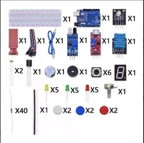 Kit Arduino Uno En Caja 84 Componentes Mas Completo Armar