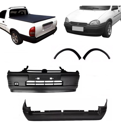 Kit Parachoque Corsa Pick Up 1994 1995 1996 1997 1998 1999
