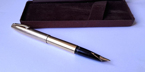 Pluma Fuente Sheaffer Imperial Plumin 14 Oro 14 Kilates