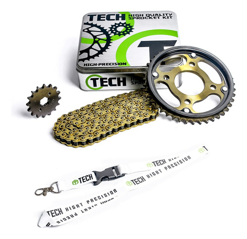 Kit De Arrastre Sprockets Honda Cargo 150 Cadena Reforzada