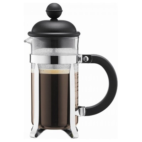 Cafetera Bodum 3 Poc Embolo Inox Black 1913-01 Bazarnet P