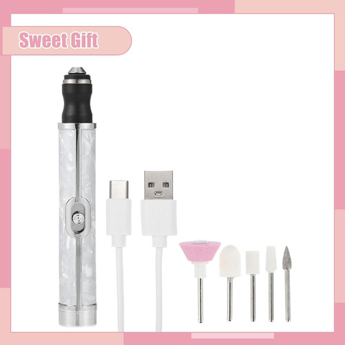 Taladro Torno Pulidor Esmeril Manicure Pedicure Portátil Usb