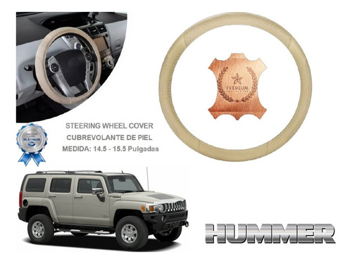 Funda Cubrevolante Beige Piel Hummer H3 2010