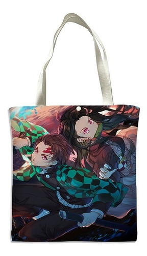 Tote Bag Bolso Bolsa Mandados Kimetsu No Yaiba Anime Manga N