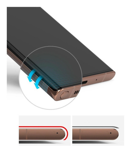 Imagen 6 de 6 de 2 Micas De Plastico Galaxy Note 20 Ultra Ringke Easy Wing