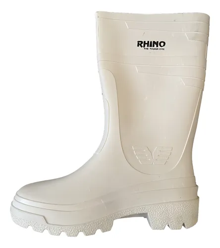comprar Botas Sanitarias De Hule Pvc Blanca Sin Casco