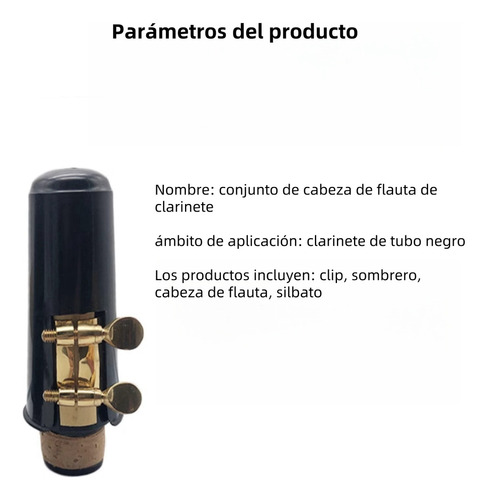 Bocinas Y Embocadura De Clarinete En Si Bemol Boquilla
