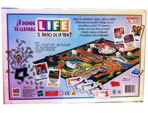 Imagen 6 de 7 de Juego de mesa El Juego de la Vida Hasbro S42566
