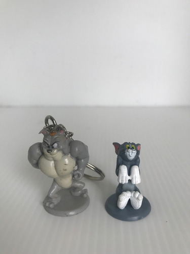 Antiguos Llaveros Figuras Tom Y Jerry Gato Y Raton Set X 2