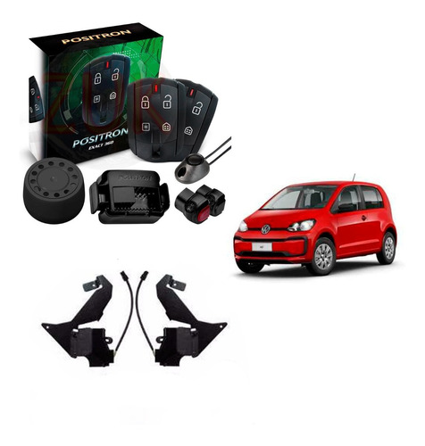 Alarma Auto Positron Exus Y Cierre Central Volkswagen Up Zuk