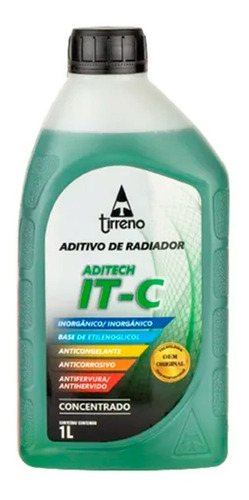 Aditivo Radiador Concentrado Verde Tirreno Flu/ds/713