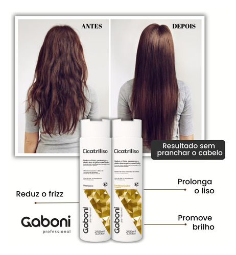 Kit Hidratação Antifrizz Shampoo + Condicionador Cicatriliso