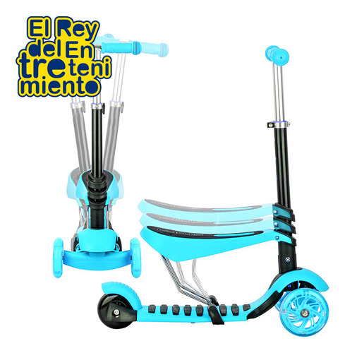 Monopatin Tripatín Buggy Infantil C/ Asiento Y Guía - El Rey