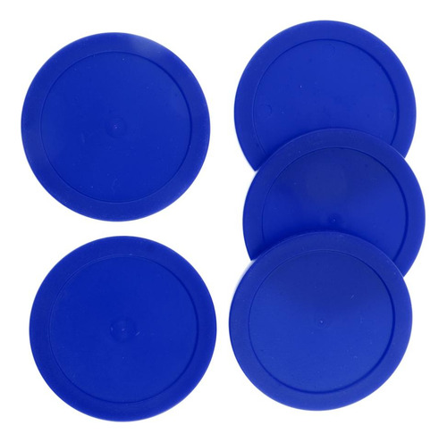 2 Discos De Hockey De Aire Para Mesa Azul