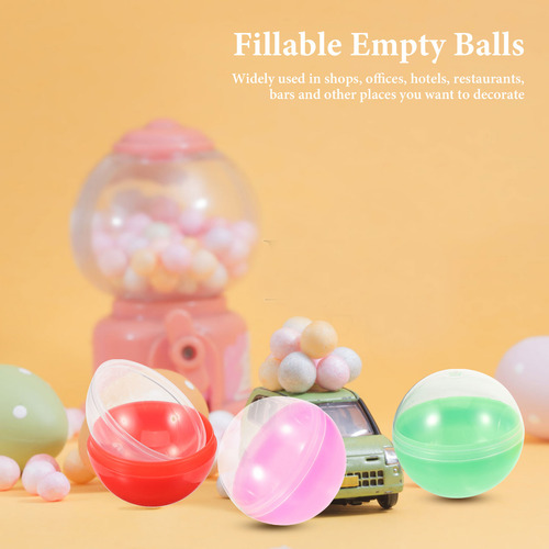 50pcs Empty Round Capsules Reusable Fillable Capsules Vendin