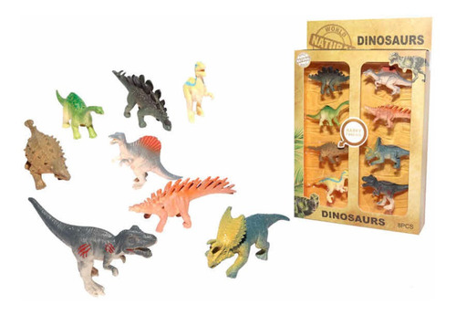 Dinosaurios Para Niños Modelos Variados Set De 8 Figuras