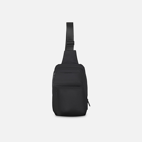 Sling Bag Duval Md Color Negro Diseño De La Tela Liso