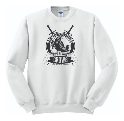 Sudadera Game Thrones Crows Sword Darkness Unisex