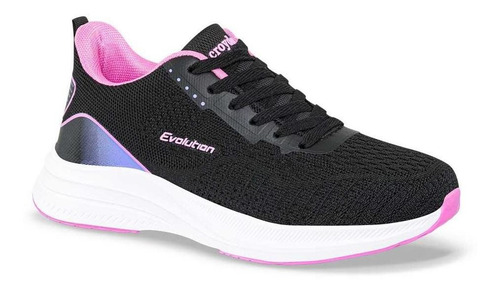 Imagen 1 de 8 de Tenis Brindy Negro Para Mujer Croydon