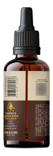 Óleo Para Barba Lemon Bone Profissional 25ml Don Alcides