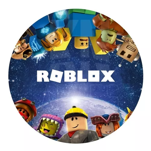 Painel Redondo - Roblox - Sublimado 3D - Sublistamps Sublimação