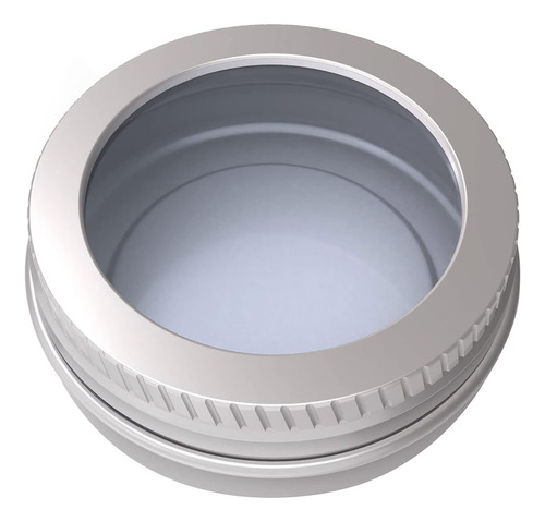 Tarro De Lata De Aluminio De 15 Ml, Tapa De Rosca Trans...