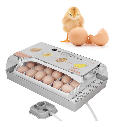 Incubadora Digital De 20 Huevos Brooders Eggs, Temperatura Y