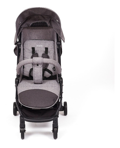 Cochecito Bebé Ultracompacto Plegado Automático Zoom Kiddy Color Gris