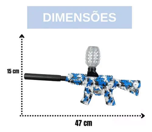 Arminha Elétrica De Bolinhas De Gel Automática De Brinquedo