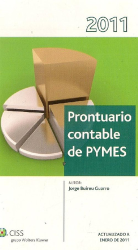 Libro Prontuario Contable De Pymes 2011 De Jorge Buireu Guar