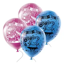 Comprar  Globos 12 Pulgadas Peppa Pig X 6u Cerdita Disney Original
