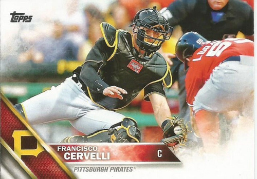 Barajita Francisco Cervelli Topps 2016 #276 Pirates