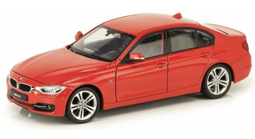 Welly 1:24 Bmw 335i Modelo De Coche Rojo Nuevo En Caja Q1