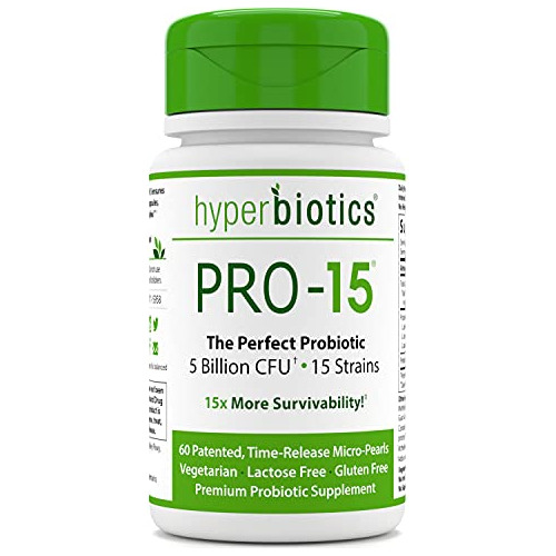 Hiperbiticos Pro-15 Probiotics, 60 Perlas De Liberacin Dia