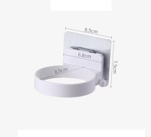 Imagen 7 de 9 de Soporte Autoadhesivo Secador De Pelo Súper Resistente