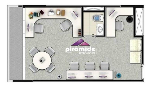Imagem 9 de 17 de Sala À Venda, 31 M² Por R$ 276.994,00 - Jardim Aquarius - São José Dos Campos/sp - Sa0592