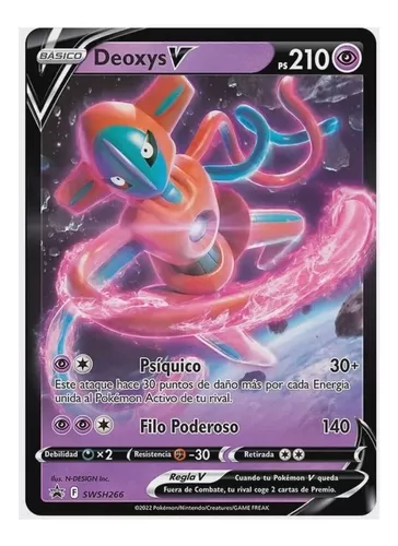 Box Pokémon Coleção De Batalhas Deoxys VMAX E V-ASTRO : :  Brinquedos e Jogos