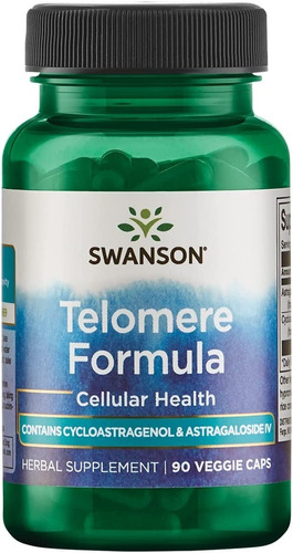 Swanson Fórmula De Telómero Cyclocell 90 Caps Salud Celular