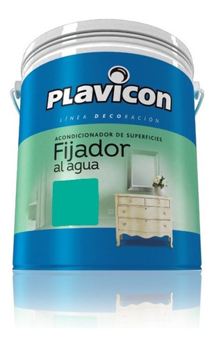 Fijador Al Agua Acondicionador De Superficies 4 L Plavicon