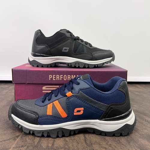 Zapatillas Trekking Hombre Outdoor Calzado Deportivas Ad731