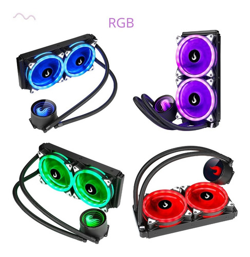 Water Cooler Gamer 240mm Rise Mode Rgb Processador Intel Amd