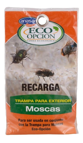 Repuesto Cebo De Trampa Para Moscas Eco Opcion Anasac