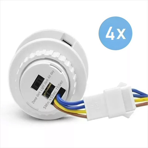 4 X Interruptor Sensor Movimiento Pir, 220v, Proyectos Diy!