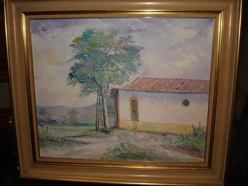 Cuadro Afamado Pintor Diego Da Costa Gomez Paisaje Bien Mont