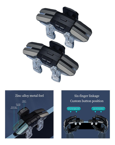 * Gatilho Do Joystick Do Botão Do Gamepad 2 Peças Normais