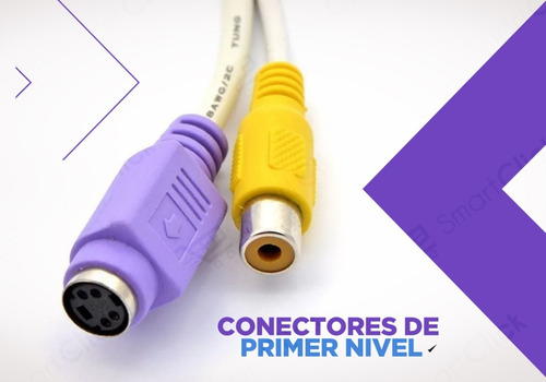 Cable Vga A Rca S-video Adaptador Macho Pc Notebook Led Tv