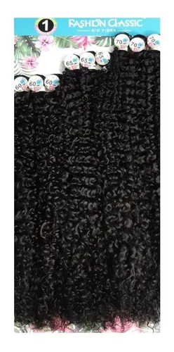 Cabelo Cacheado Bio Fibra Lindona Fashion Classic Longo Tela