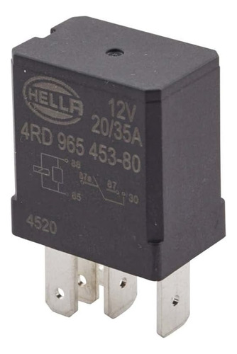 Rele Micro (relay) 5 Polos 12v 20/35 Amper Hella